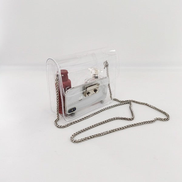 See through Clear Crossbody Bag