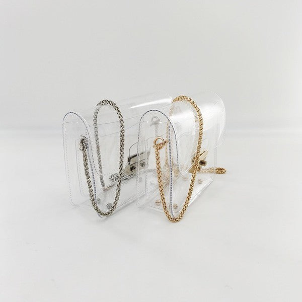 See through Clear Crossbody Bag