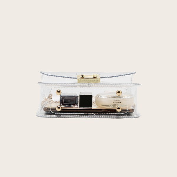 See through Clear Crossbody Bag