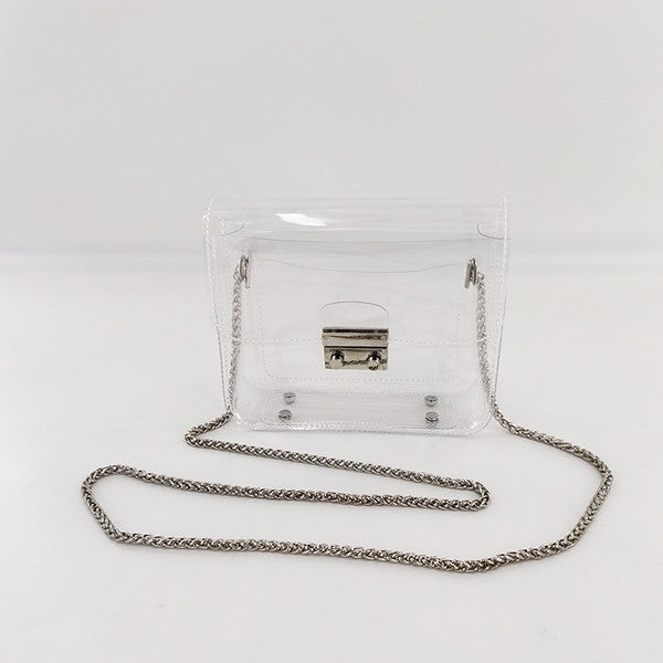 See through Clear Crossbody Bag